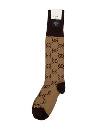 Pre-owned Gucci Socks W/ Tags In Neutral