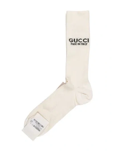 Pre-owned Gucci Socks W/tags In Neutrals