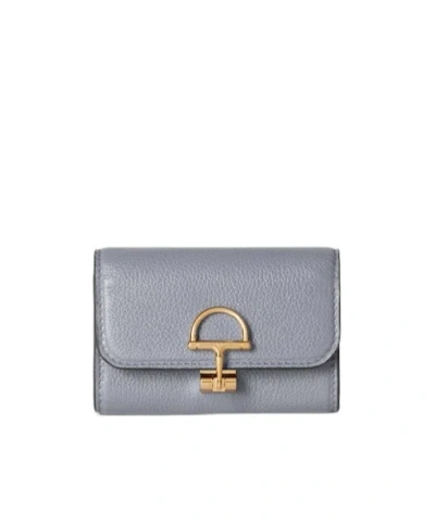 Gucci Softbit Card Case In Blue