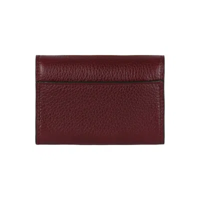 Pre-owned Gucci Softbit Card Case 'rosso Ancora' | Brown | Women's Size Onesize