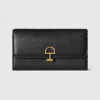 Gucci Softbit Continental Wallet In Black