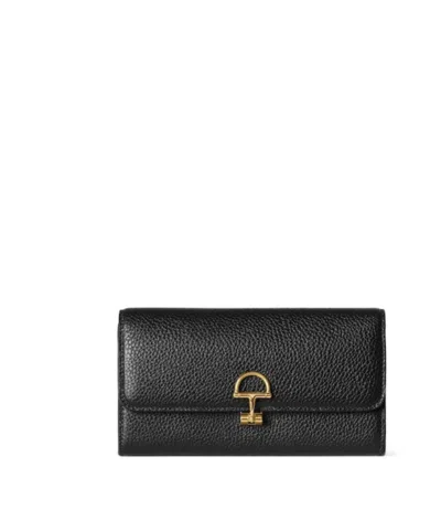 Gucci Softbit Continental Wallet In Black