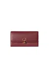 Gucci Softbit Continental Wallet In Red