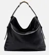 Gucci Beatrix Large Leather Shoulder Bag In Black