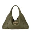 Gucci Softbit Large Shoulder Bag In Green