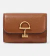Gucci Softbit Leather Card Case In Brown