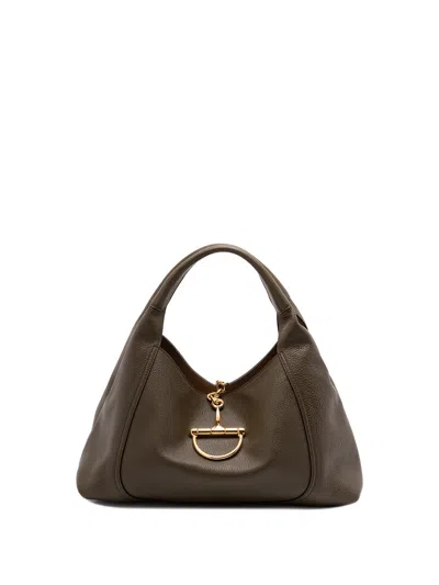 Gucci `softbit` Maxi Bag In Green