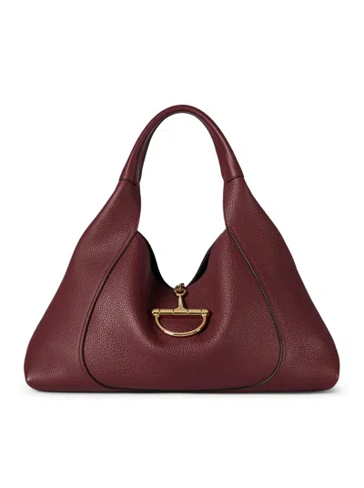Gucci Softbit Maxi Bag In Red