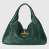 Gucci Softbit Maxi-schultertasche In Green