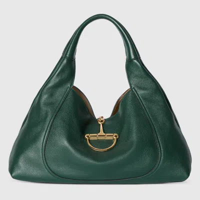 Gucci Softbit Maxi-schultertasche In Green