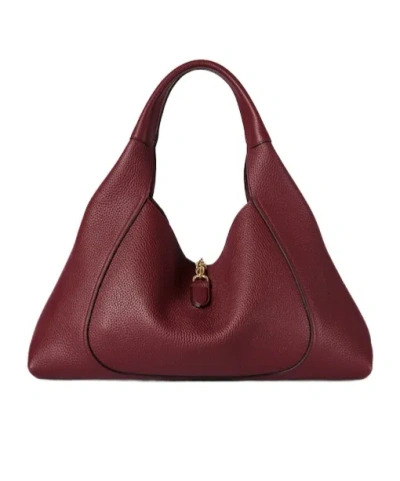 Gucci Softbit Large Shoulder Bag In Red