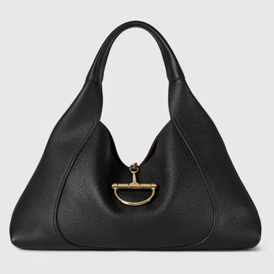 Gucci Softbit Maxi Shoulder Bag In Black