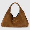 Gucci Softbit Maxi Shoulder Bag In Brown