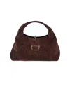 Gucci 'softbit Maxi' Shoulder Bag In Brown
