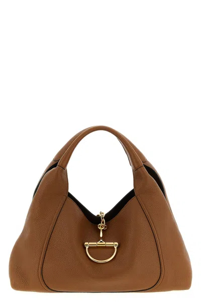 Gucci ' Softbit' Maxi Shoulder Bag In Brown