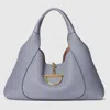 Gucci Softbit Maxi Shoulder Bag In Grey