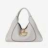 Gucci Softbit Maxi Shoulder Bag In White