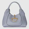Gucci Softbit Medium Top Handle Bag In Grey