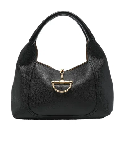 Gucci Softbit Small Shoulder Bag In Black
