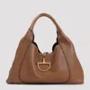 Gucci Softbit Shoulder Bag Women In Brown