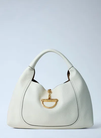 Gucci Softbit Small Shoulder Bag In White