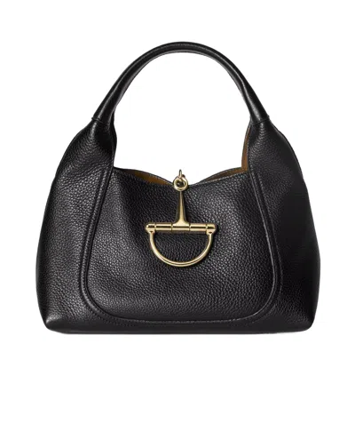 Gucci Softbit Small Shoulder Bag In Black