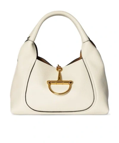 Gucci Softbit Small Shoulder Bag In White
