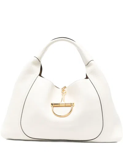 Gucci Softbit Small Shoulder Bag In White