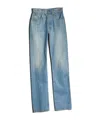 Gucci Soft-coating Pants In Blue