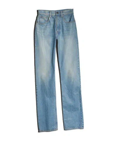 Gucci Soft-coating Pants In Blue
