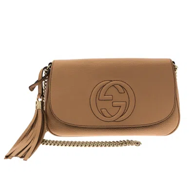 Gucci Soho Brown Leather Shoulder Bag ()