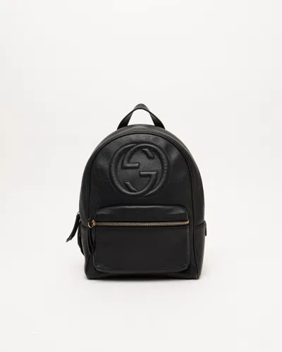 Gucci Soho Chain Backpack In Black