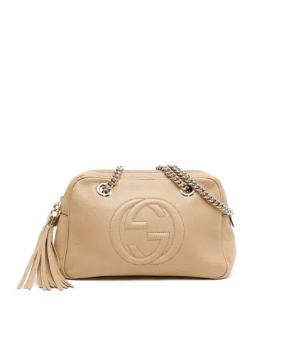 Gucci Soho Chain Bag In Neutral