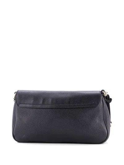 Pre-owned Gucci Soho Chain Leather Medium Crossbody Bag In Black