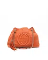 Gucci Soho Chain Tote Bag In Orange