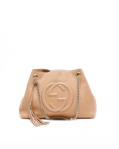 Gucci Soho Chain Tote Bag In Pink