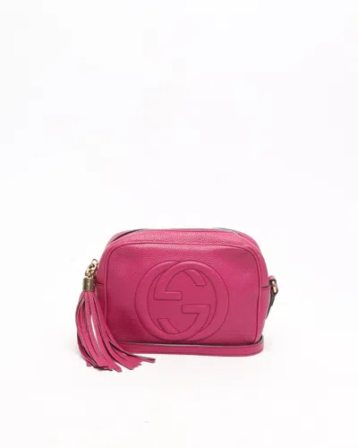 Gucci Soho Disco Camera Bag In Pink
