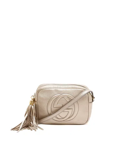 Gucci Soho Disco Camera Bag In Gold