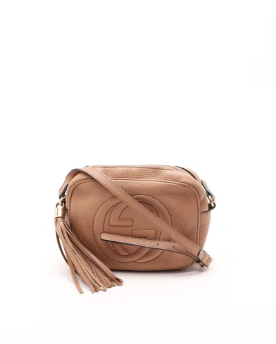 Gucci Soho Disco Camera Bag In Neutral