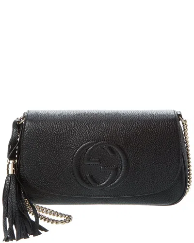 Gucci Soho Disco Leather Crossbody In Black