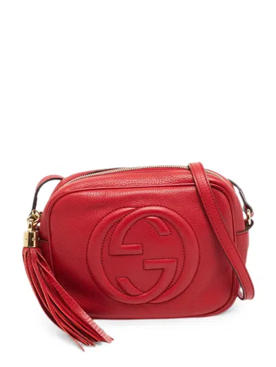 Gucci Soho Disco Leather Crossbody Bag In Red