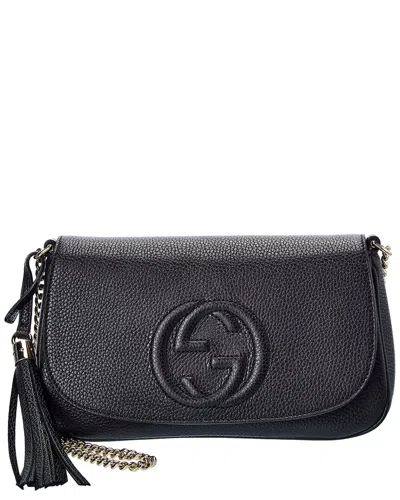 Gucci Soho Disco Leather Crossbody In Black