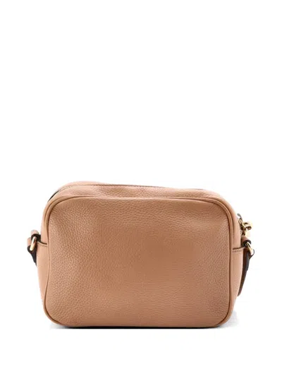 Pre-owned Gucci Soho Disco Leather Small Crossbody Bag In Neutral