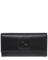 Gucci Soho Leather Continental Wallet In Black