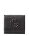 GUCCI GUCCI SOHO LEATHER FRENCH WALLET