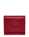 GUCCI GUCCI SOHO LEATHER FRENCH WALLET