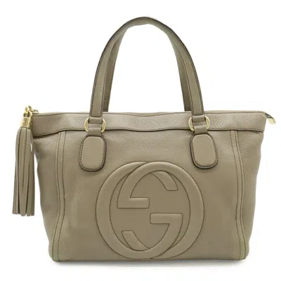 Pre-owned Gucci Soho Leather Handbag Tote Bag ()