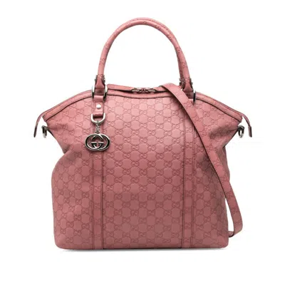 Pre-owned Gucci Soho Pink Leather Handbag Shoulder Bag ()