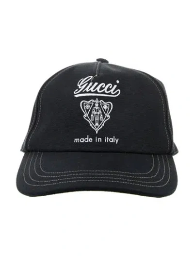 Pre-owned Gucci Solid Baseball Cap W/tags In Blue