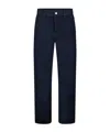 Gucci Solid Color Cargo Jeans In Blue